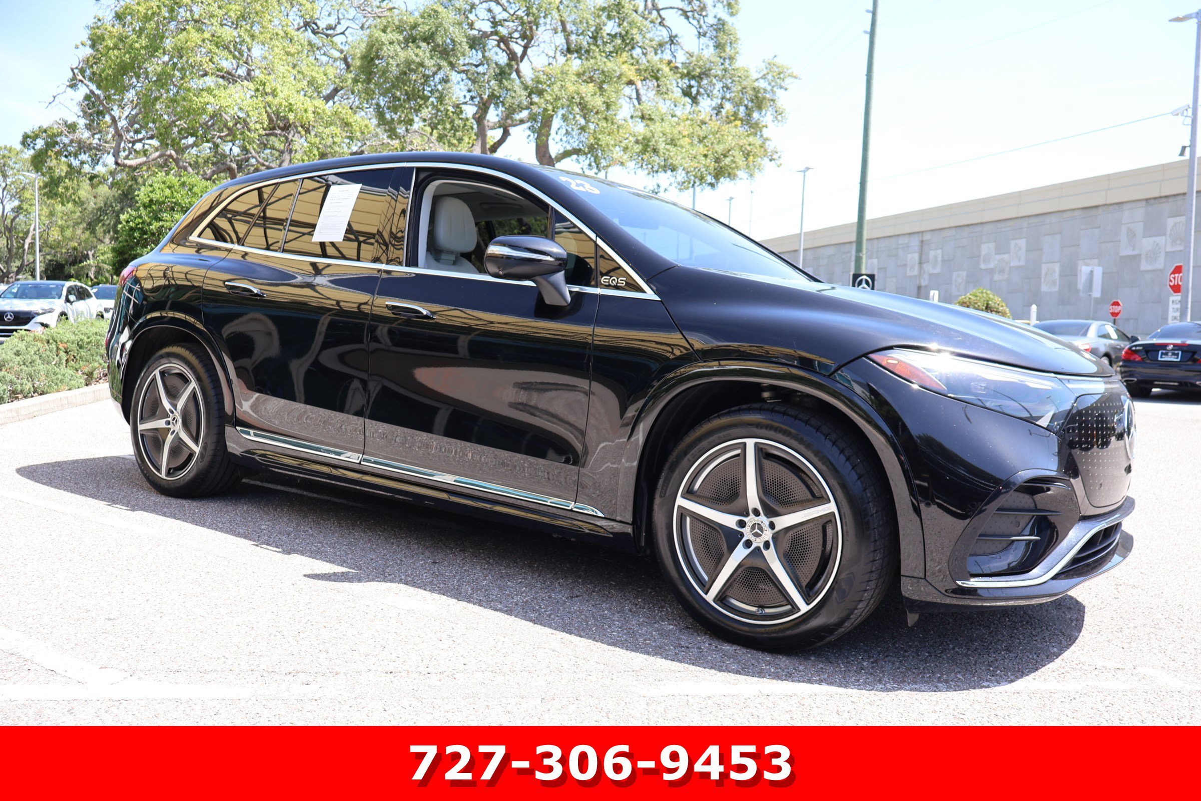 Certified Used 2023 Obsidian Black Metallic Mercedes-Benz EQS 580 image 12
