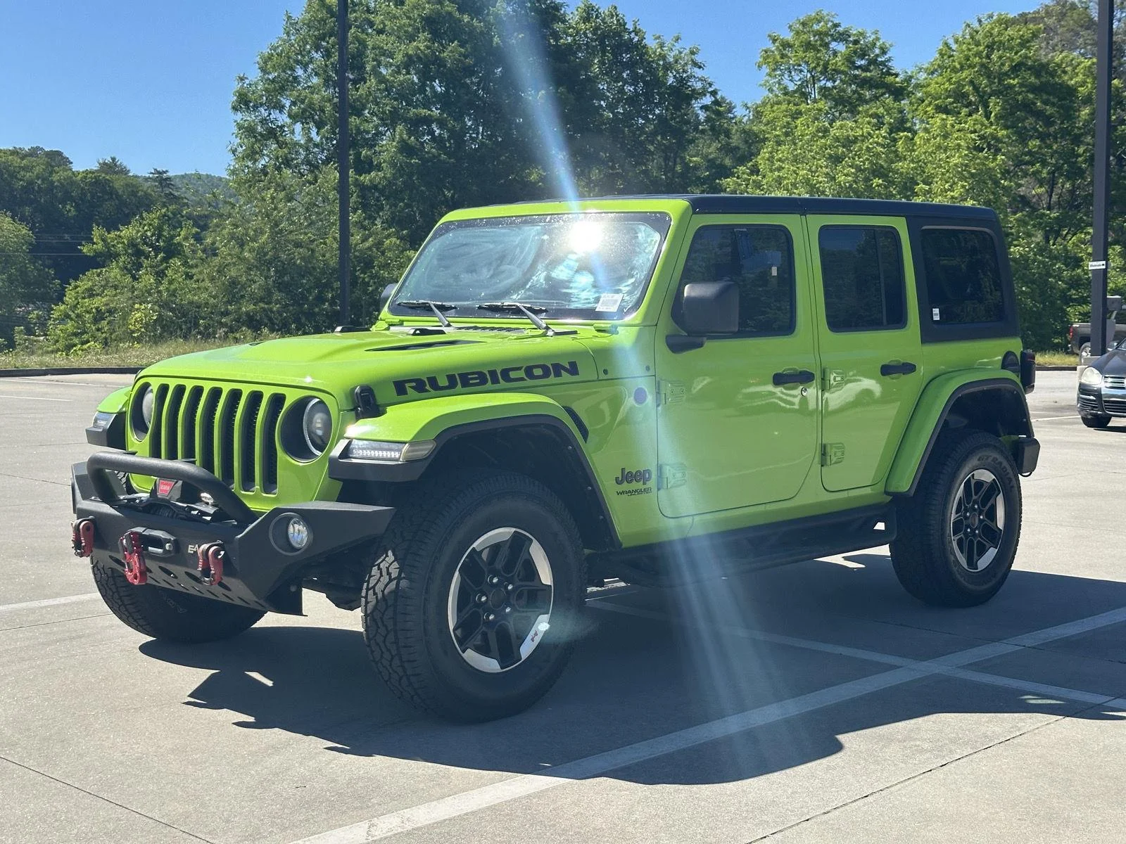 Used 2021 Gecko Clearcoat Jeep Unlimited Rubicon image 3