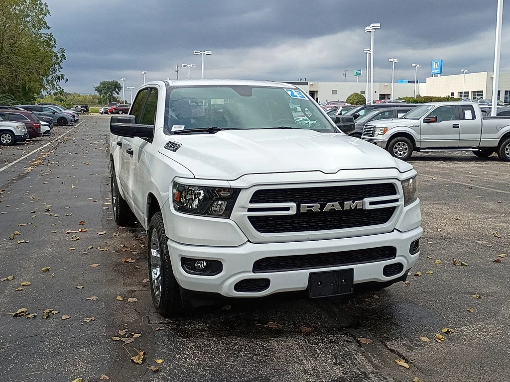Used 2023 Bright White Clear Coat Ram Tradesman image 1