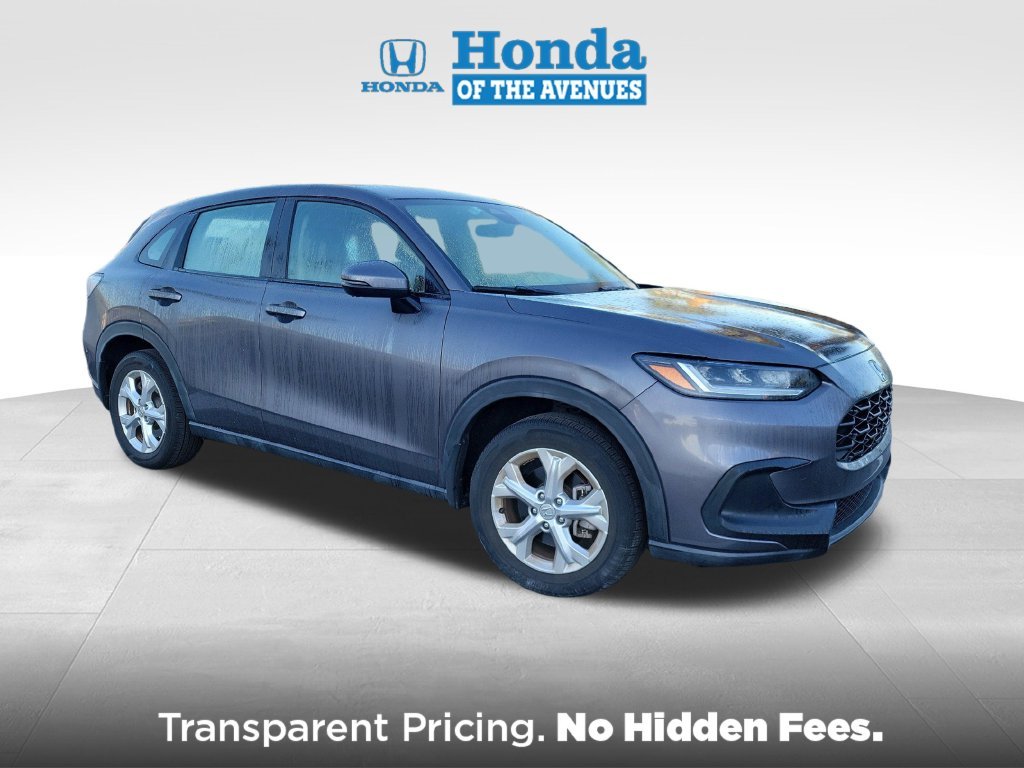 Certified Used 2024 Modern Steel Metallic Honda 5DR 2WD LX image 1