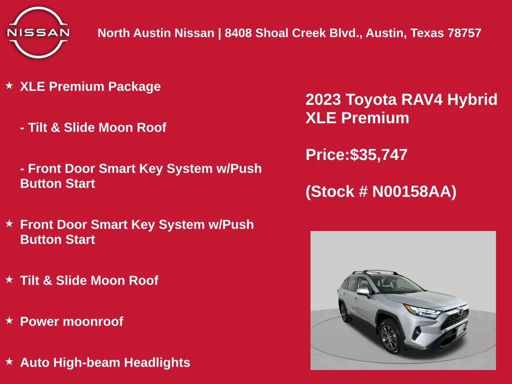 Used 2023 Silver Toyota XLE Premium image 11