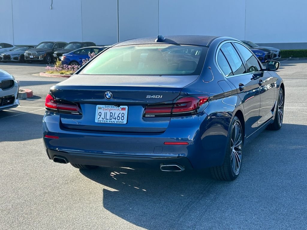 Certified Used 2023 Phytonic Blue Metallic BMW 540i image 5