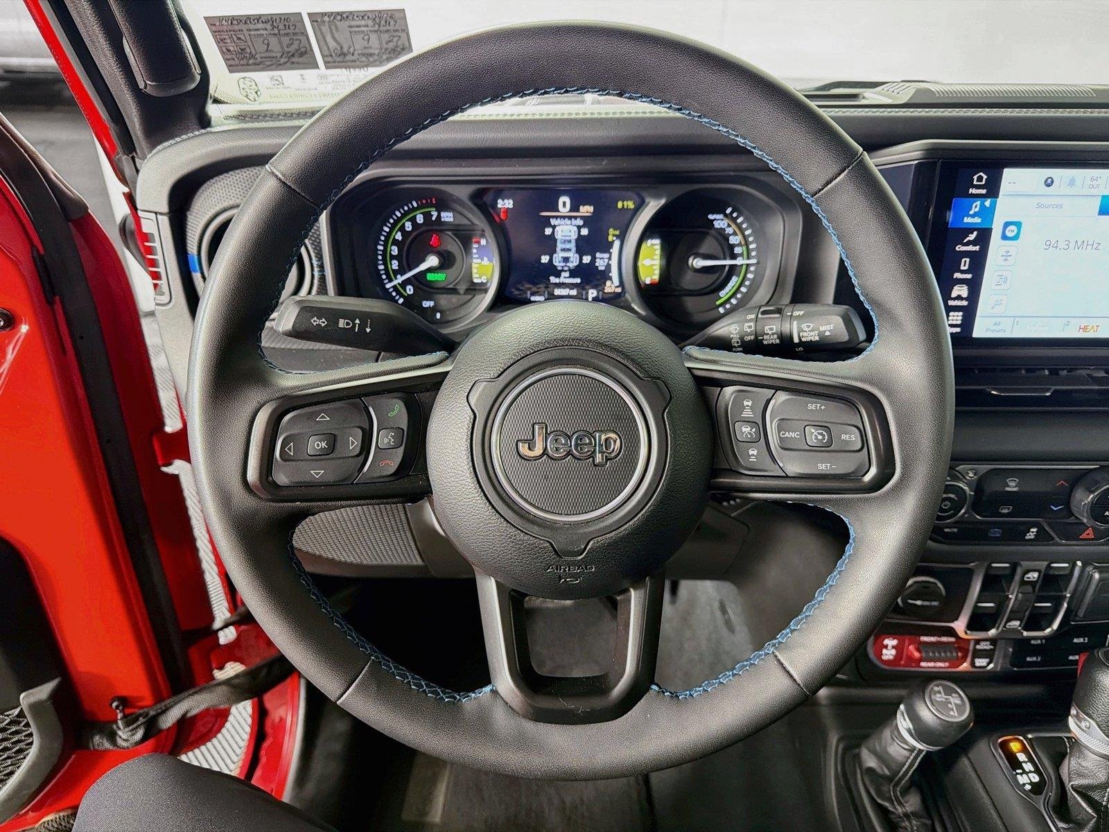 Used 2024 Firecracker Red Clearcoat Jeep Rubicon image 3