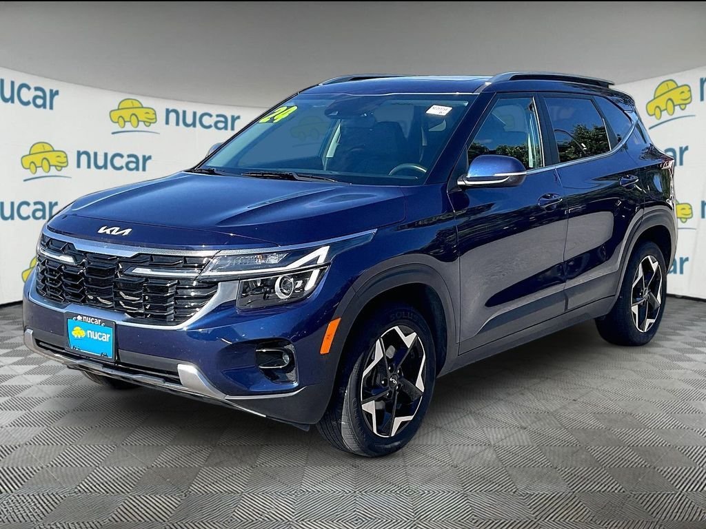 Used 2024 Dark Ocean Blue Kia EX image 3