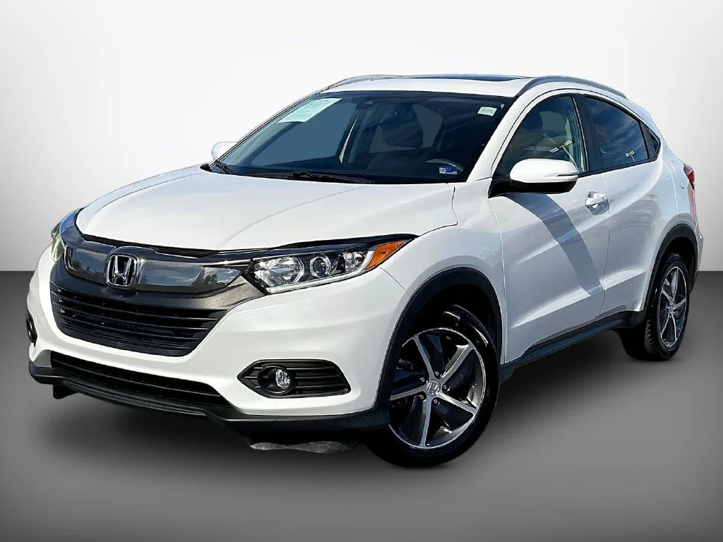 Used 2021 Platinum White Pearl Honda EX image 3