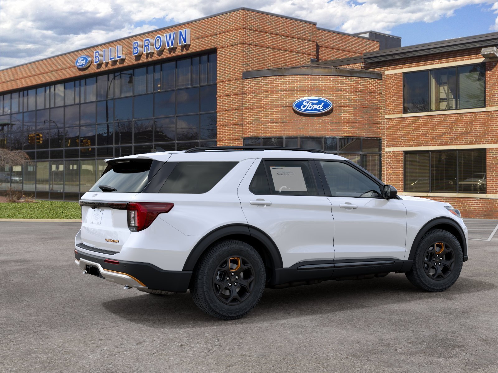 New 2027 Star White Metallic Tri-Coat Ford Tremor image 6
