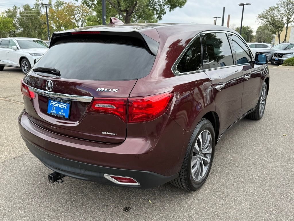 Used 2016 Dark Cherry Pearl Acura 3.5L image 4
