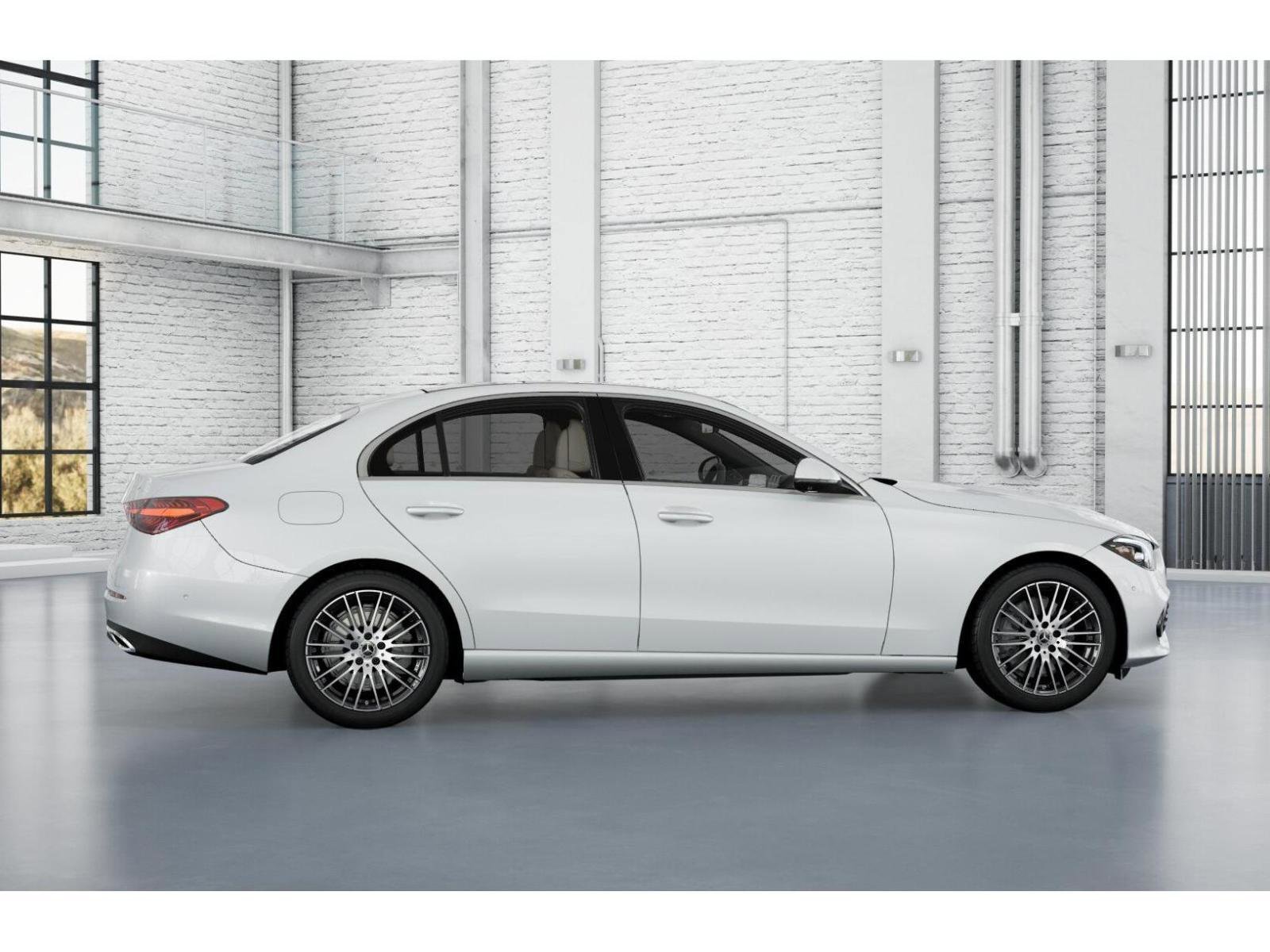 New 2026 MANUFAKTUR Moonlight White Metallic Mercedes-Benz C 300 4MATIC® Sedan image 17