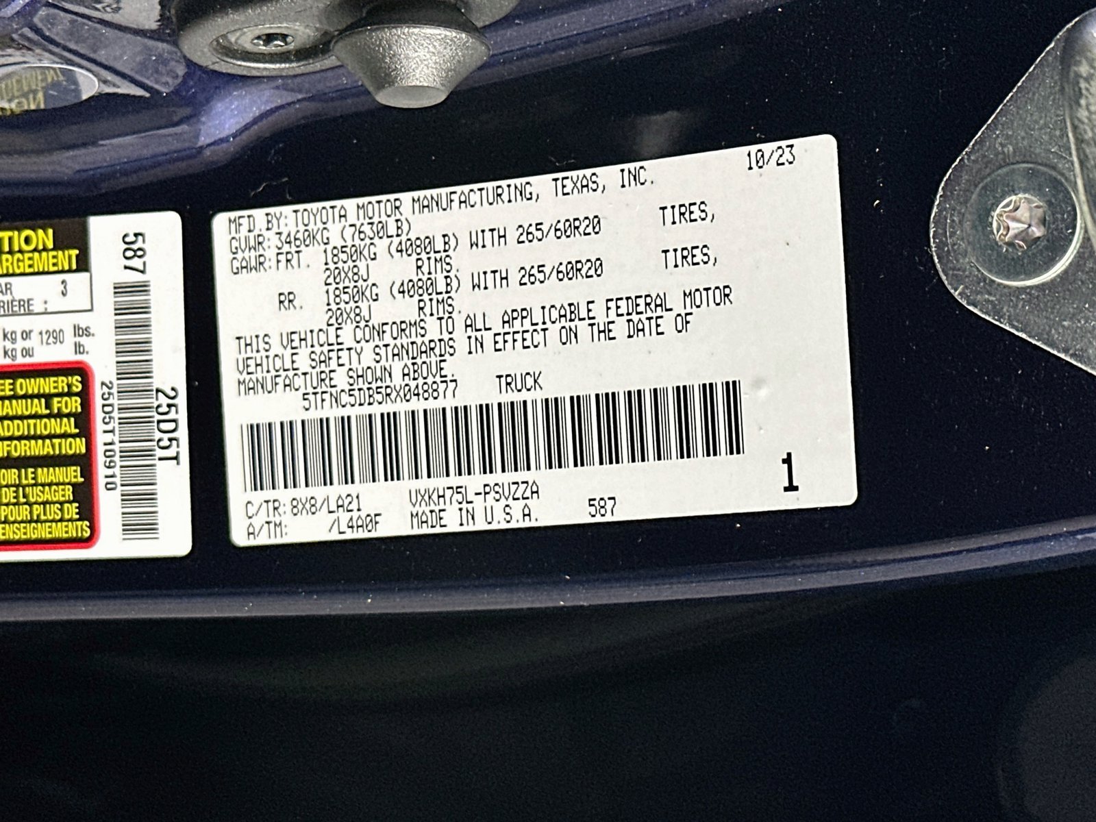 Used 2024 Blueprint Toyota Platinum image 34