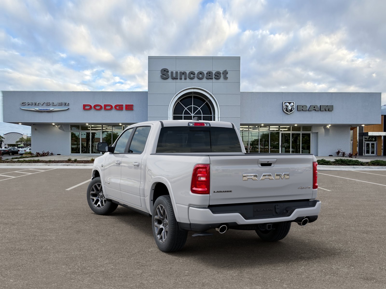 New 2026 Bright White Clear-Coat Exterior Paint RAM LARAMIE image 88