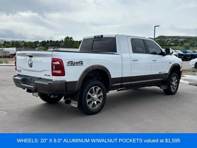 Used 2020 White Ram Laramie Longhorn image 6