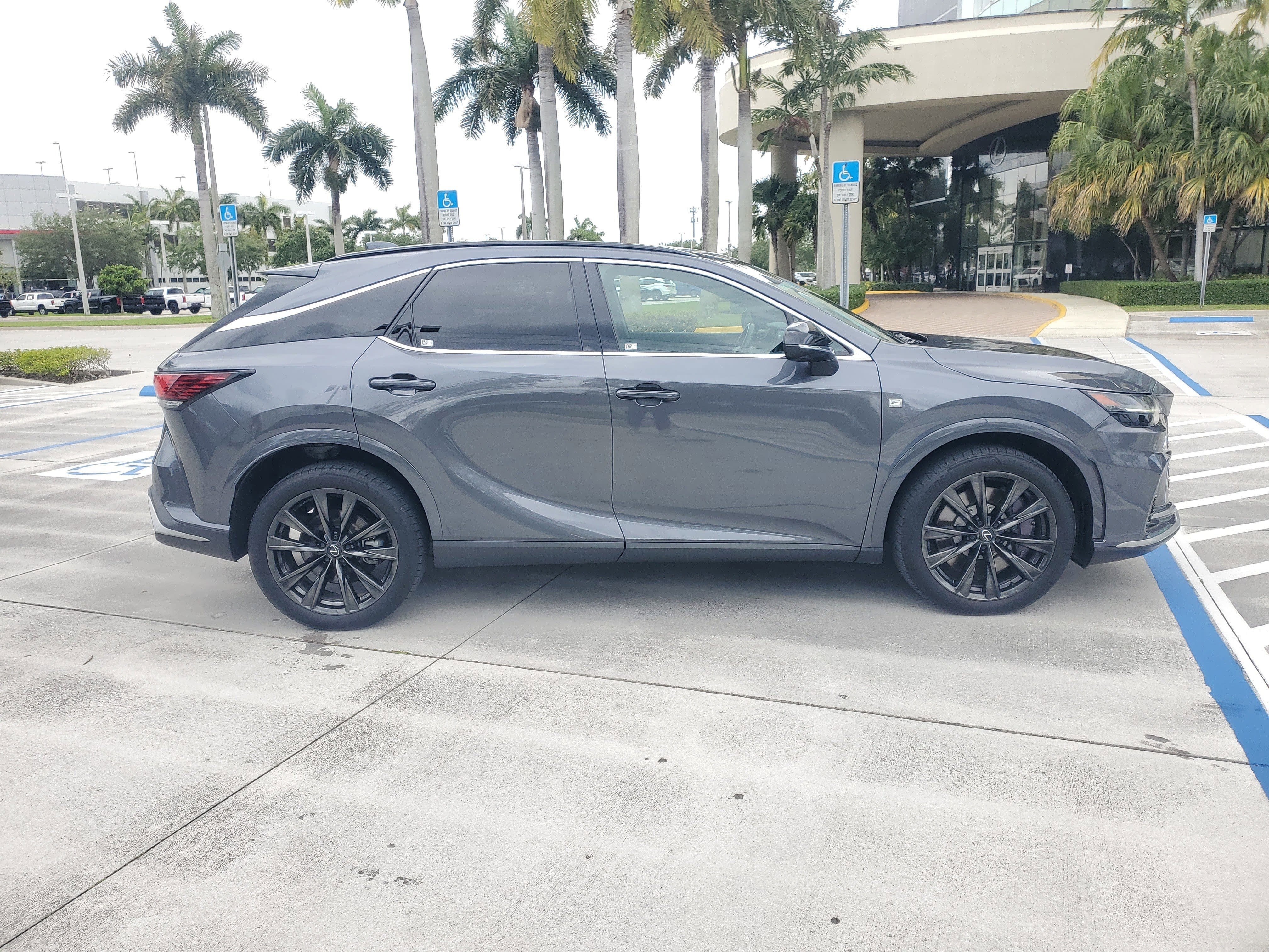 Certified Used 2024 Cloudburst Gray Lexus RX 350 F SPORT Handling image 12