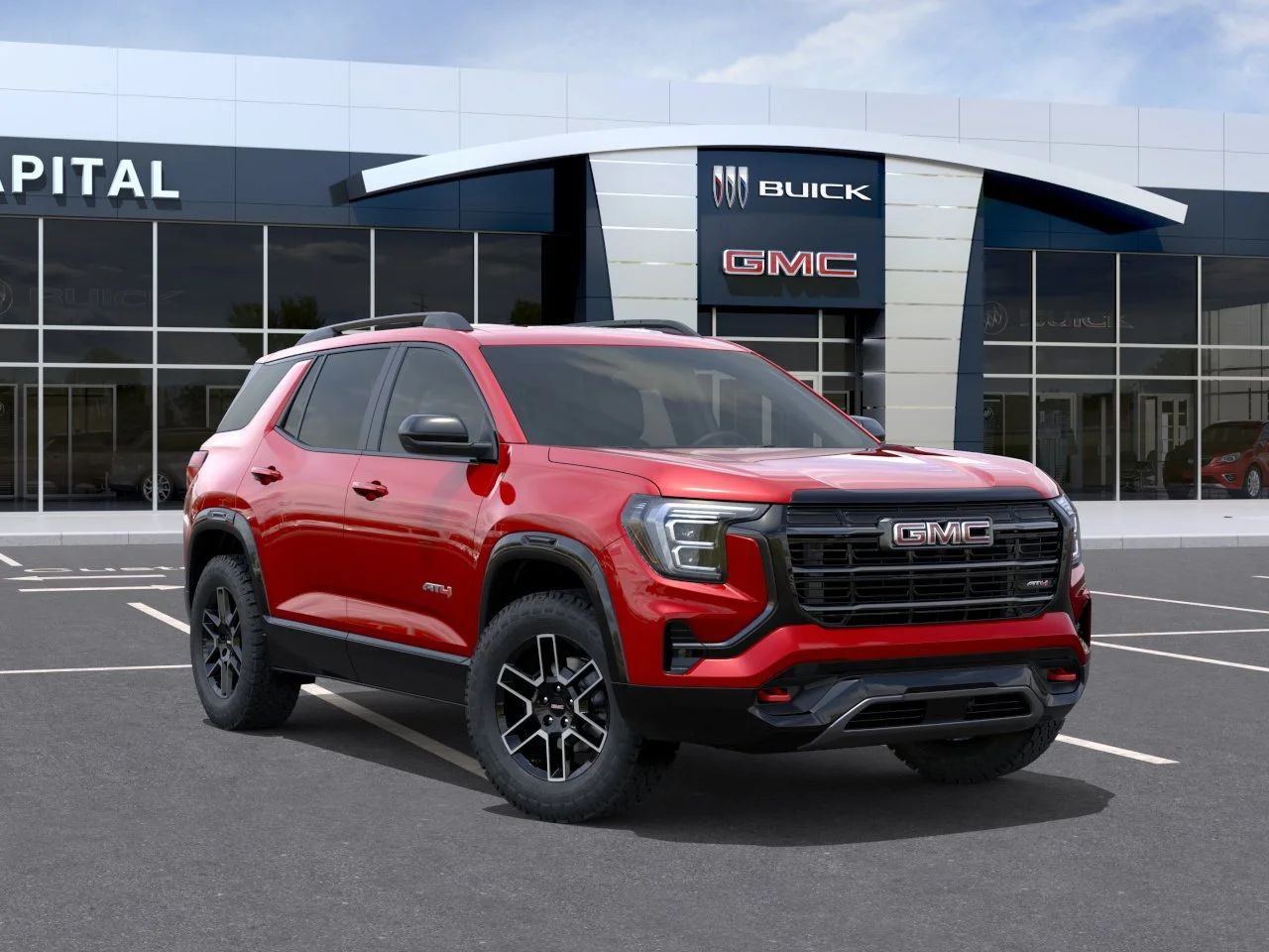 New 2027 Volcanic Red Tintcoat GMC AWD AT4 image 7