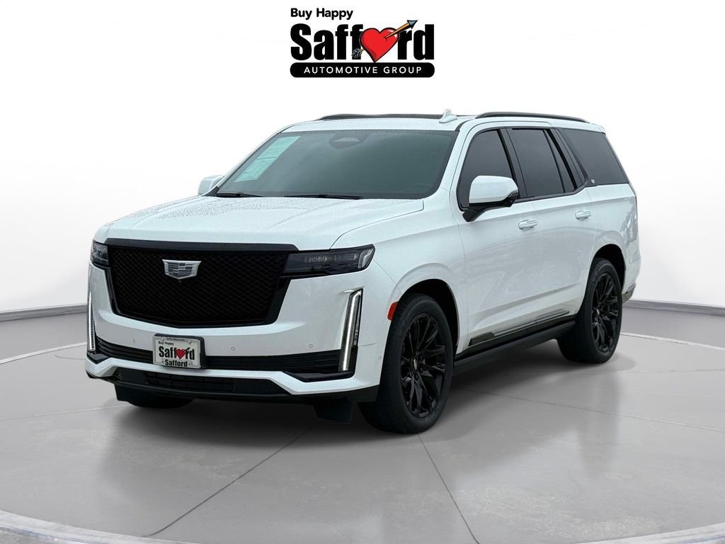 Used 2022 White Cadillac Sport image 1