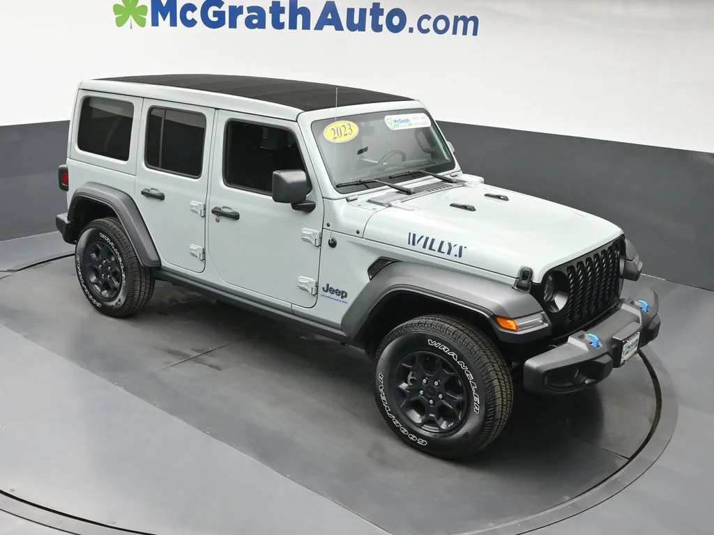 Used 2023 Gray Jeep Willys 4xe image 4