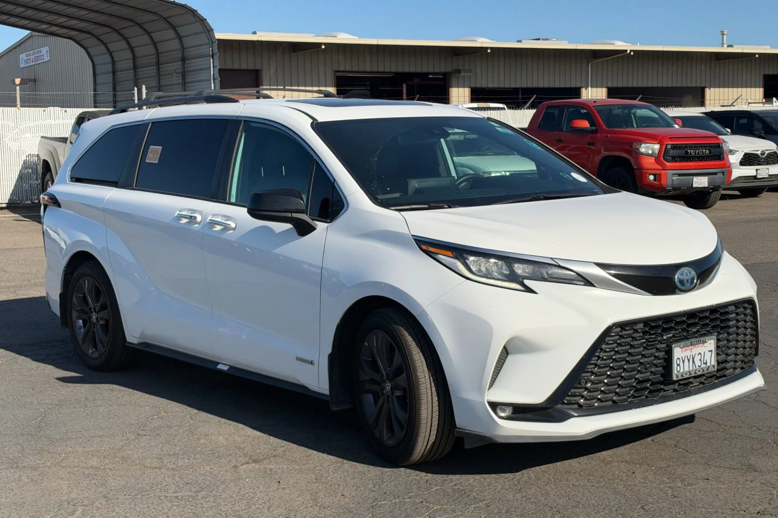 Used 2021 White Toyota XSE image 2