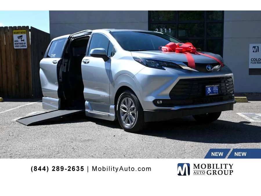 New 2025 SILVER Toyota XLE+ AWD Mobility Handicap Van image 1