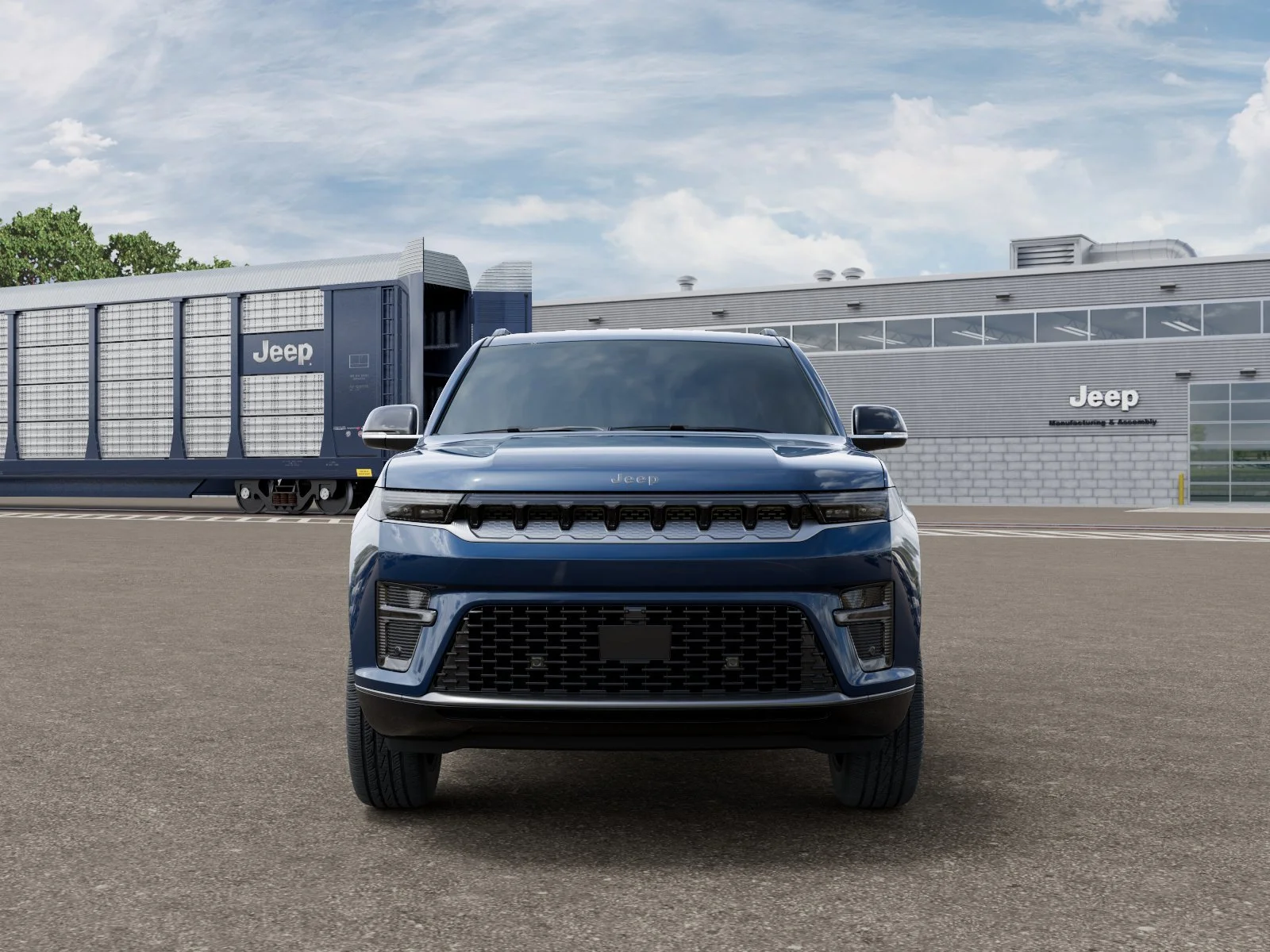 New 2026 Fathom Blue Pearlcoat Jeep BASE image 6
