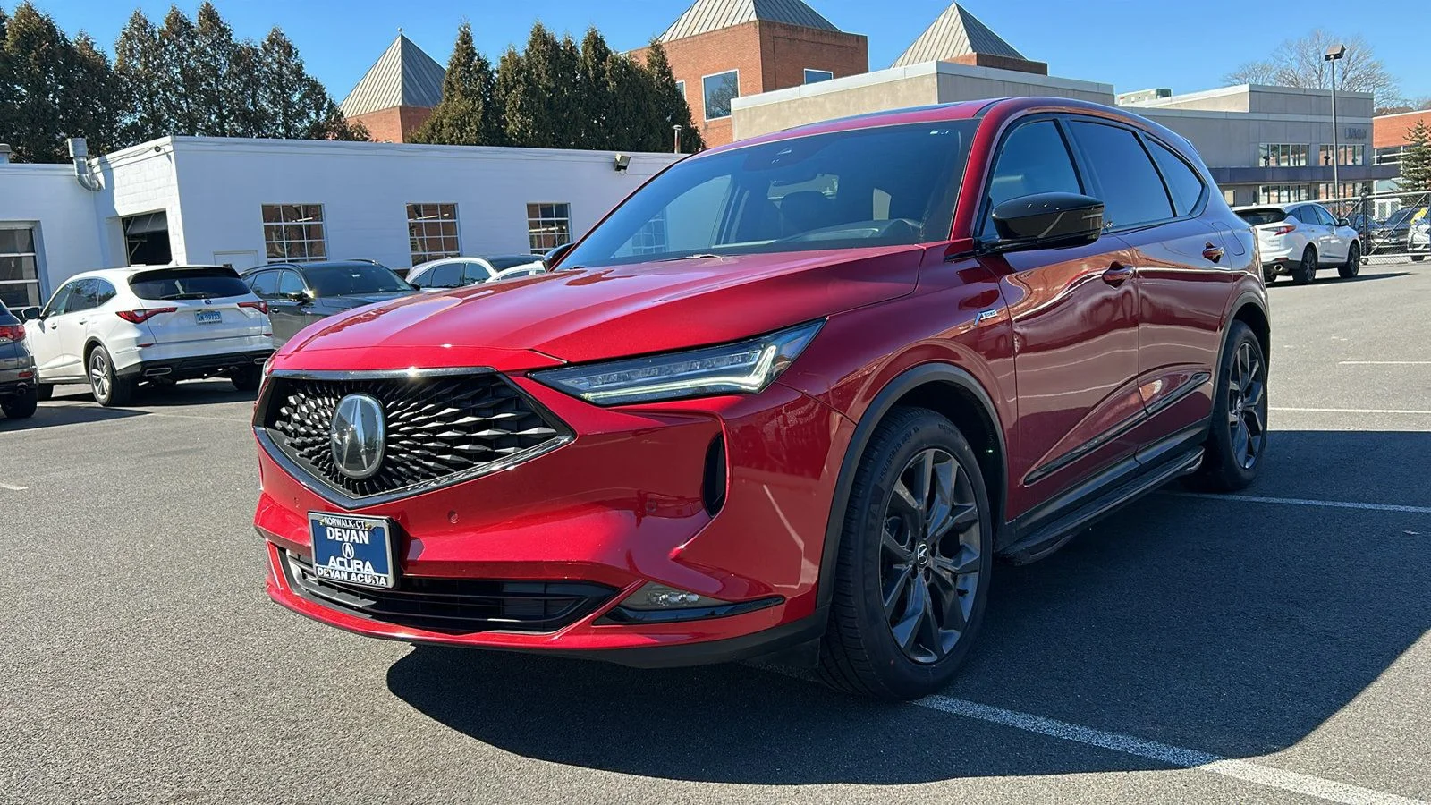Certified Used 2023 Performance Red Pearl Acura SH-AWD with A-Spec Package image 4