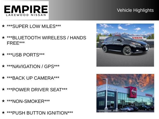 Used 2024 Nissan LEAF SV PLUS with VIN 1N4CZ1CV8RC556817 for sale in Lakewood, CO