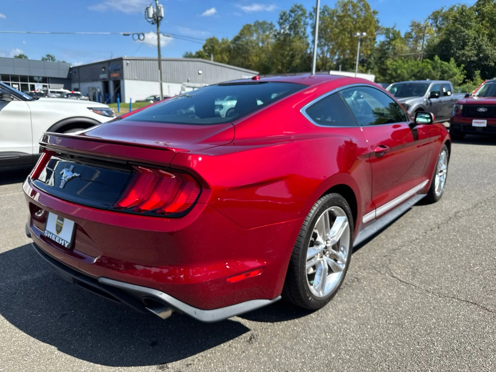 Used 2018 Red Ford EcoBoost Premium image 14