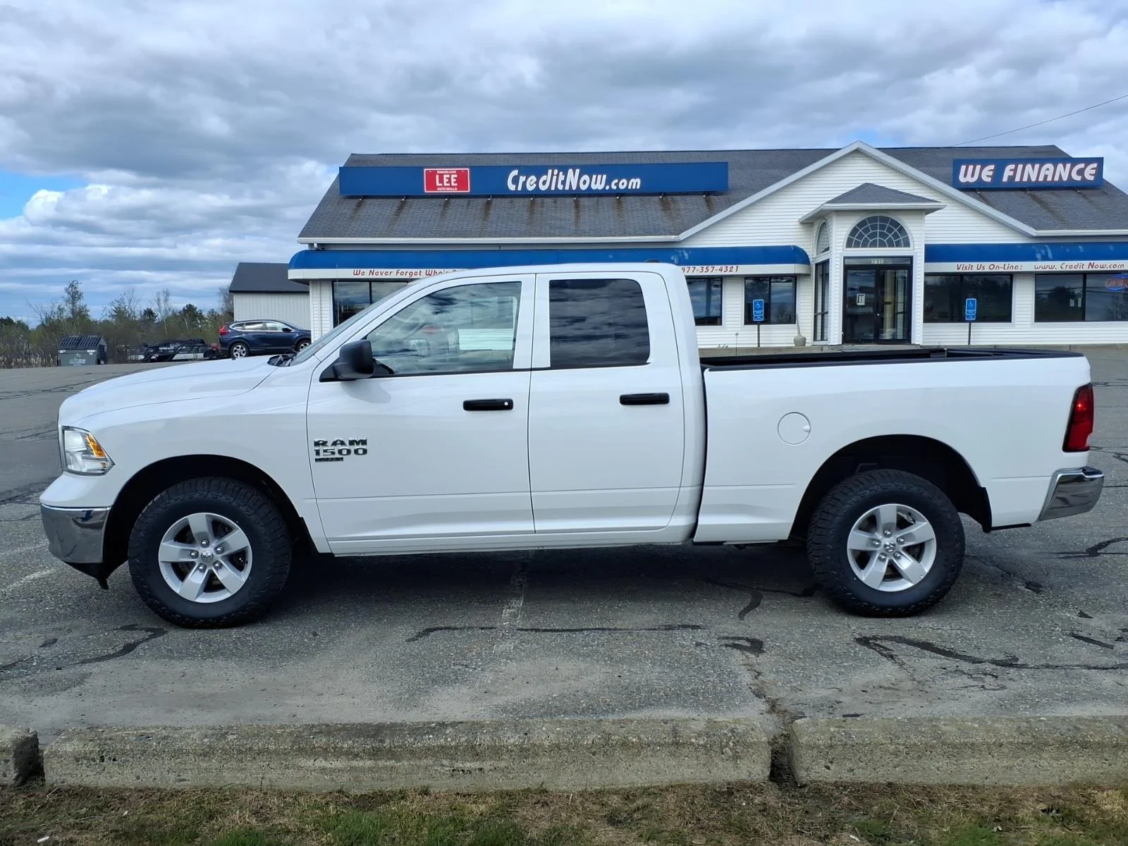 Used 2024 Bright White Clearcoat Ram SLT image 8