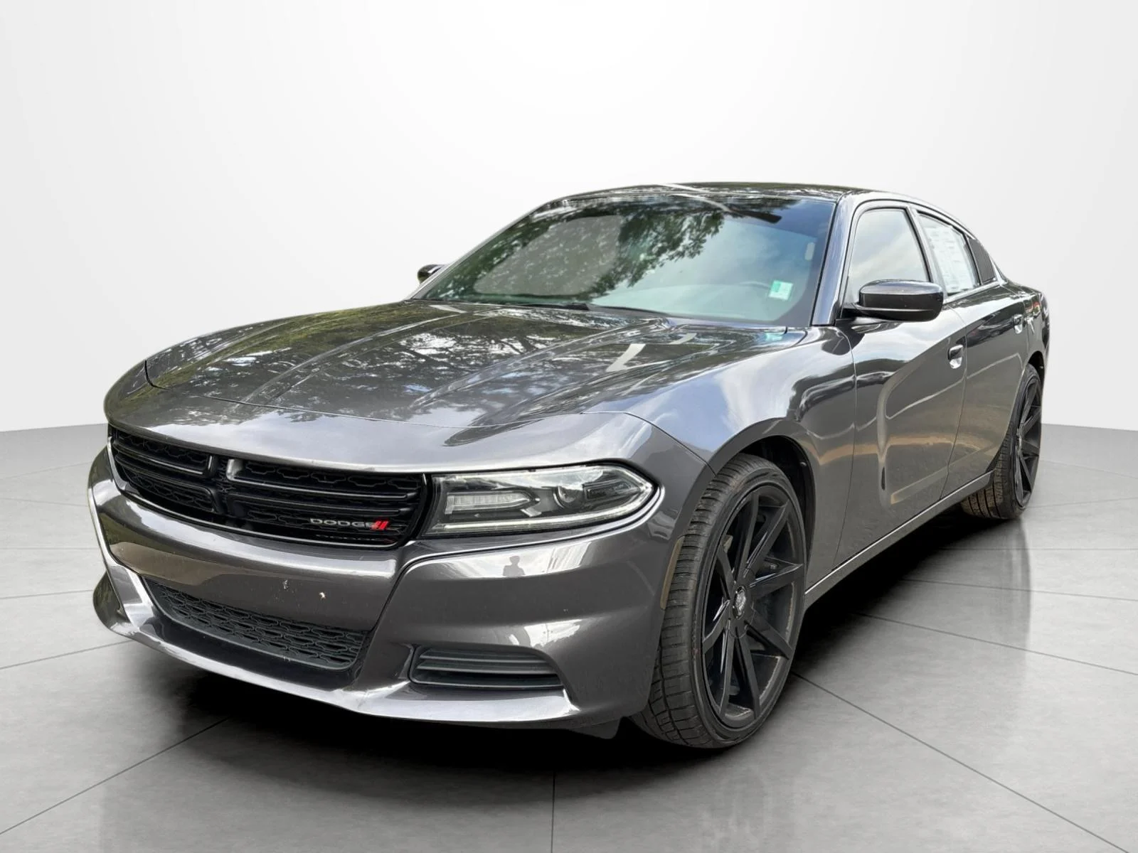 Used 2019 Granite Pearlcoat Dodge SXT image 1