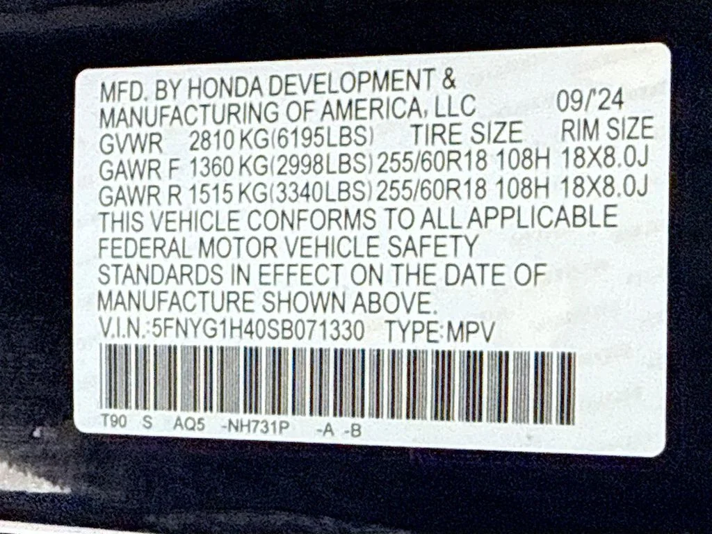 2025 Honda Pilot EX-L - Photo 36