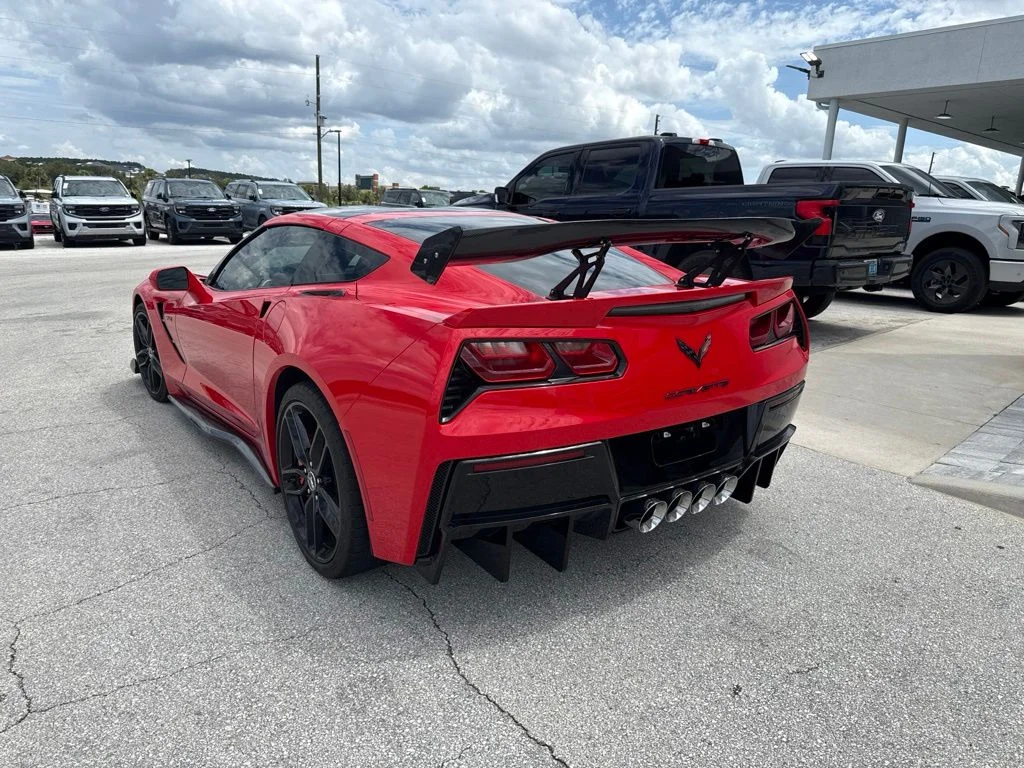 Used 2015 Torch Red Chevrolet Stingray Z51 image 5