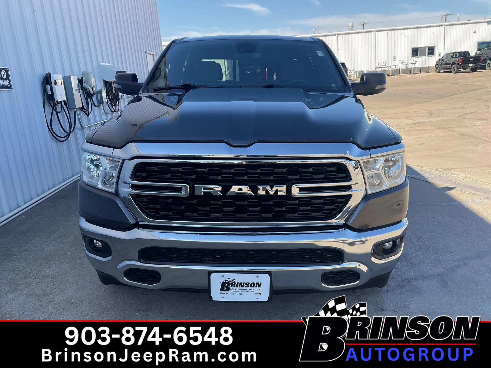 Used 2024 Granite Crystal Metallic Clearcoat Ram Lone Star image 2