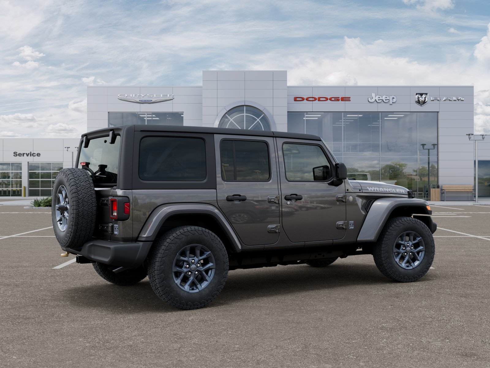 New 2026 Granite Crystal Metallic Clear-Coat Exterior Paint Jeep 85th Anniversary Edition image 33