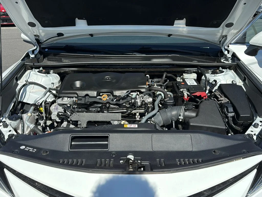 Used 2021 Super White Toyota LE image 32