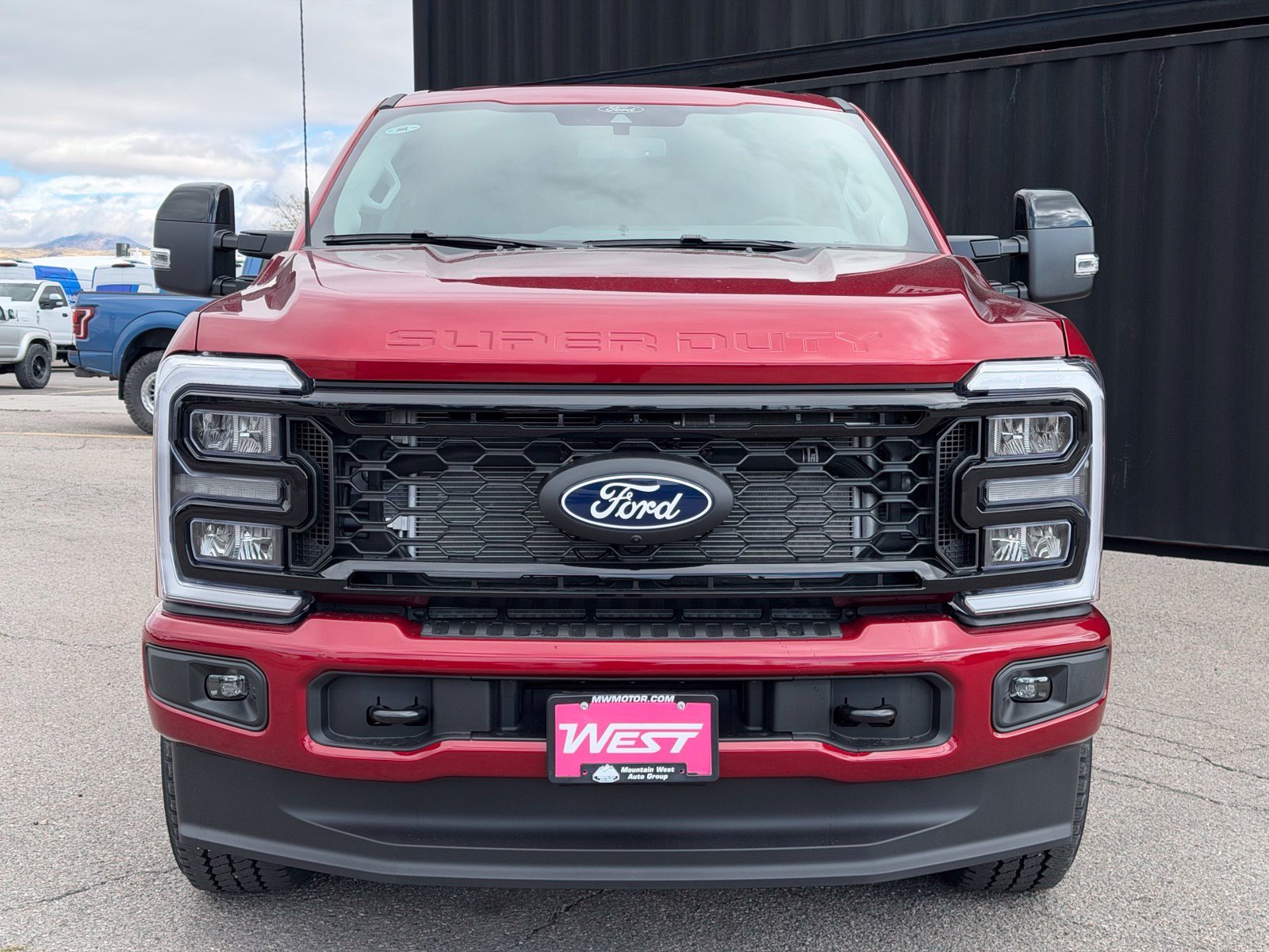 New 2027 Ruby Red Metallic Tinted Clearcoat Ford F-350® Lariat® image 2