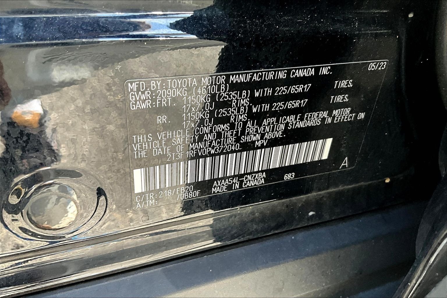 Used 2023 Black Toyota LE image 19