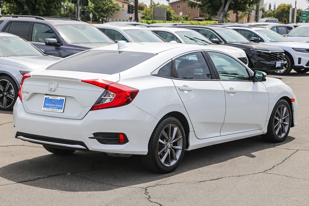 Used 2021 Platinum White Pearl Honda EX image 8