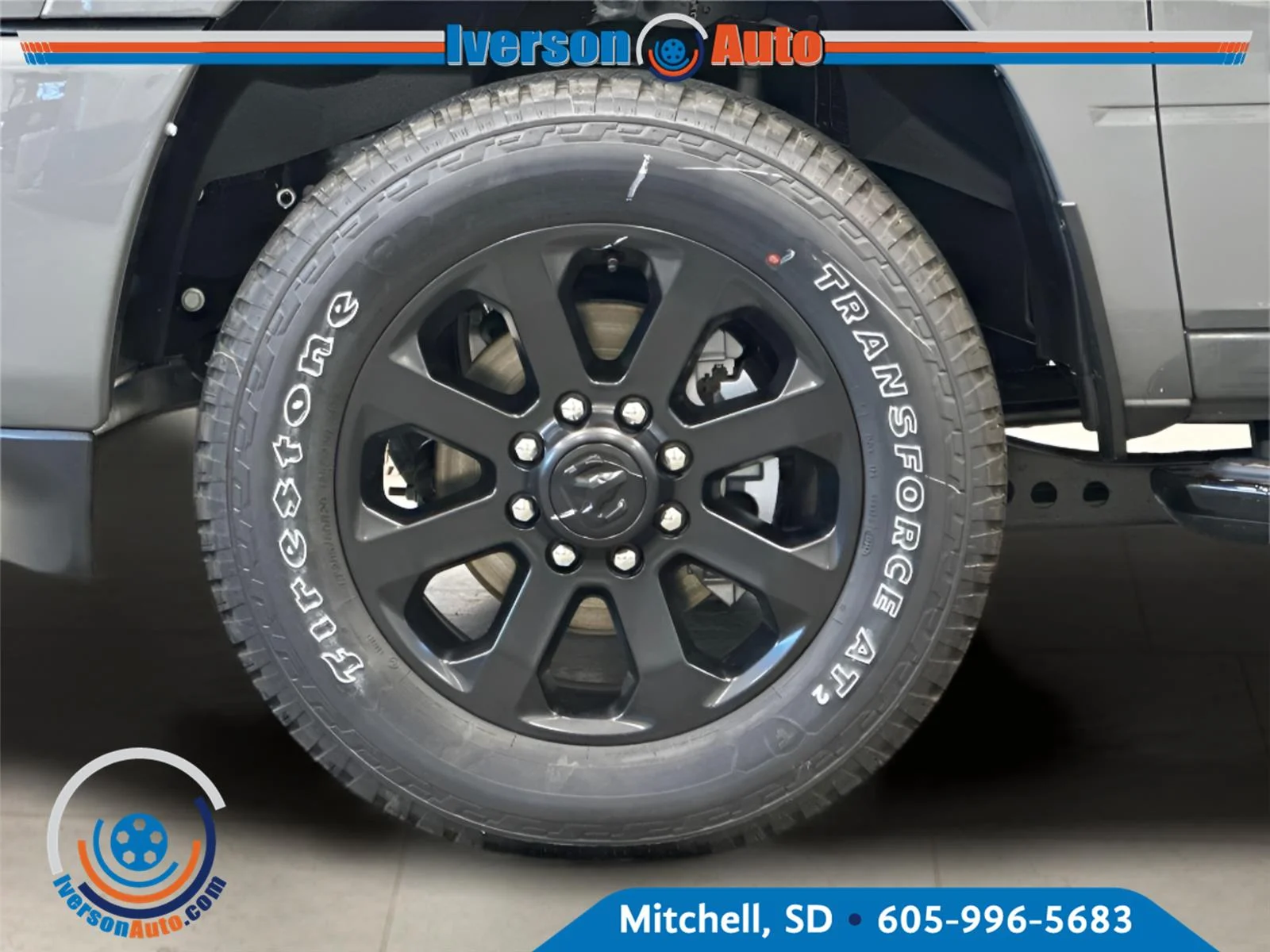 New 2026 Ceramic Gray Clear-Coat Exterior Paint RAM Laramie image 9