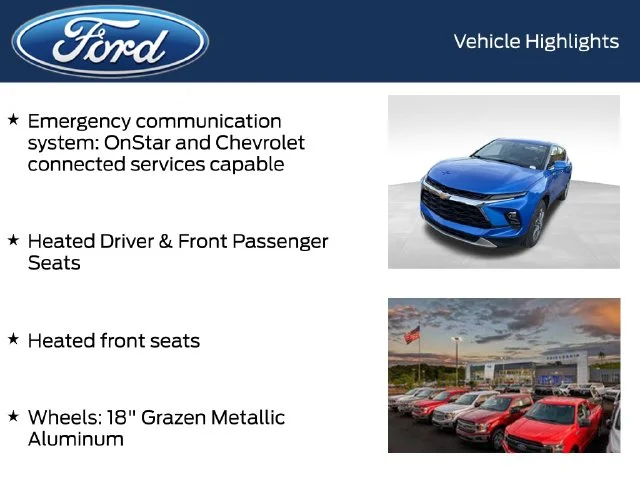 Used 2024 Blue Chevrolet LT image 8