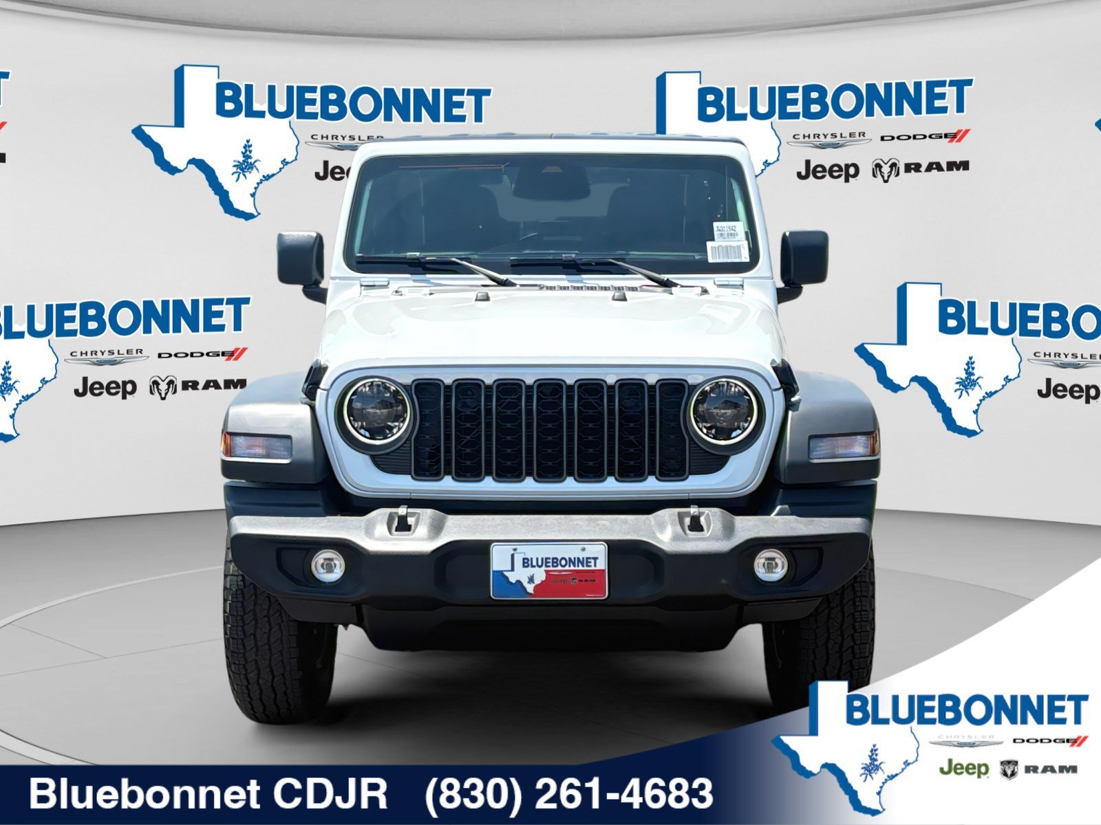 New 2026 Bright White Clear-Coat Exterior Paint Jeep Sport S image 2