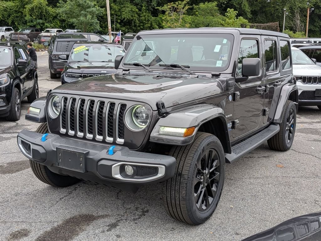 Used 2023 Gray Jeep Sahara 4xe image 2