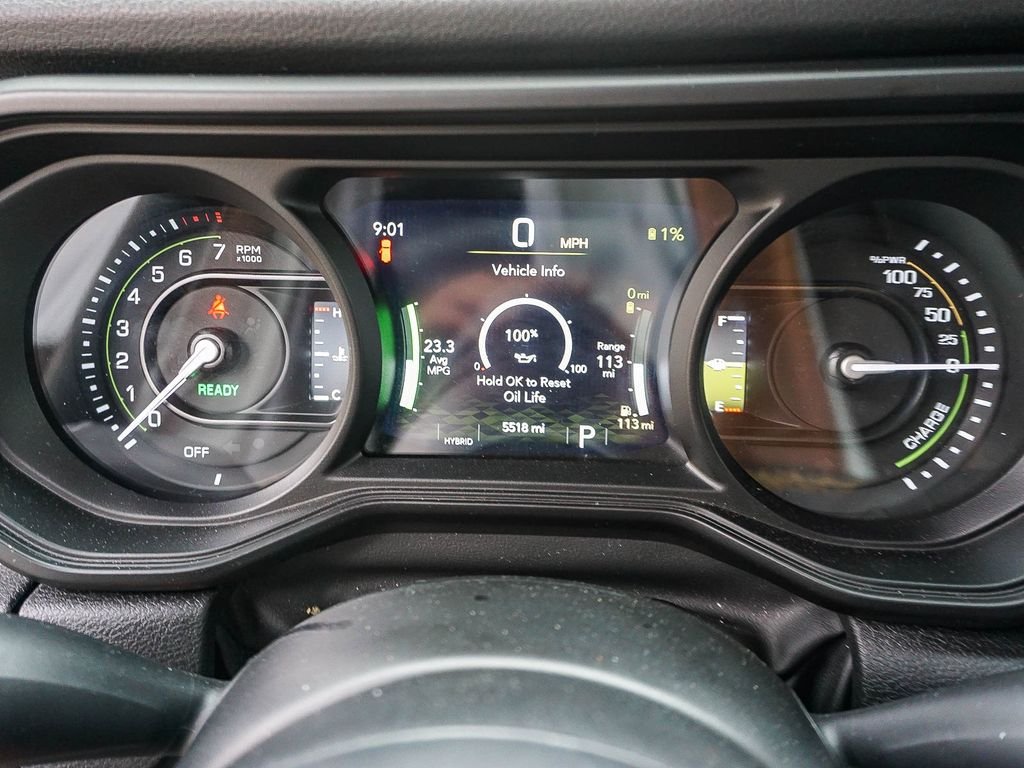Used 2024 Black Jeep Willys 4xe image 21
