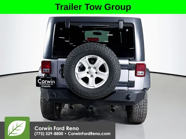 Used 2014 Billet Clearcoat Metallic Jeep Unlimited Sport image 6