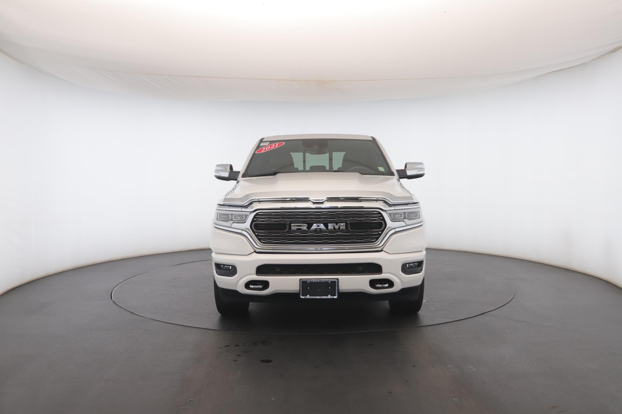 Used 2021 Ivory White Tri-Coat Pearlcoat Ram Limited 4x4 Crew Cab 5