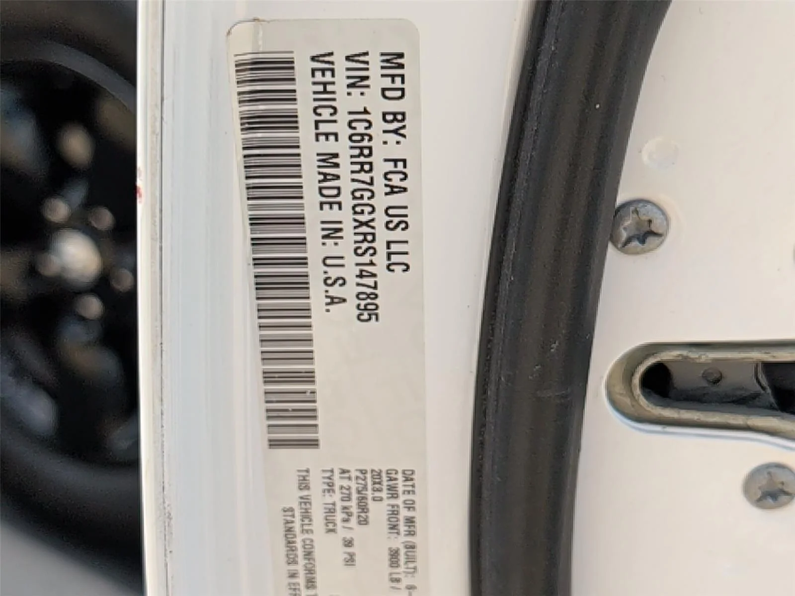 Used 2024 Bright White Clearcoat Ram SLT image 38
