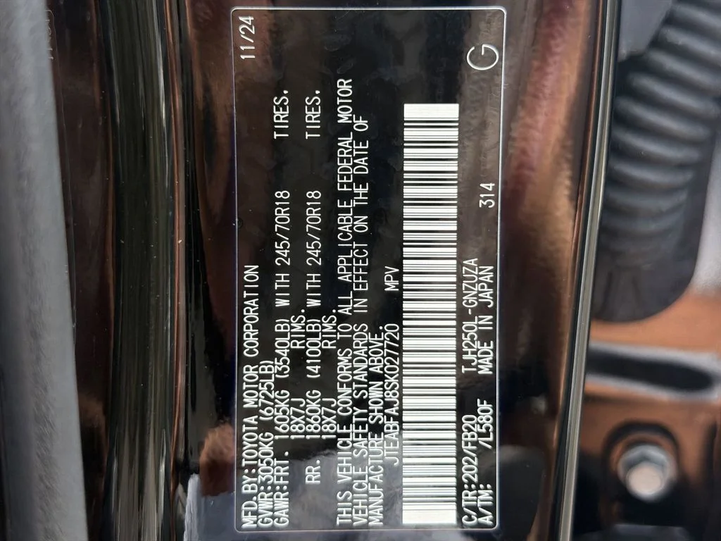 Used 2025 Black Toyota 1958 image 41