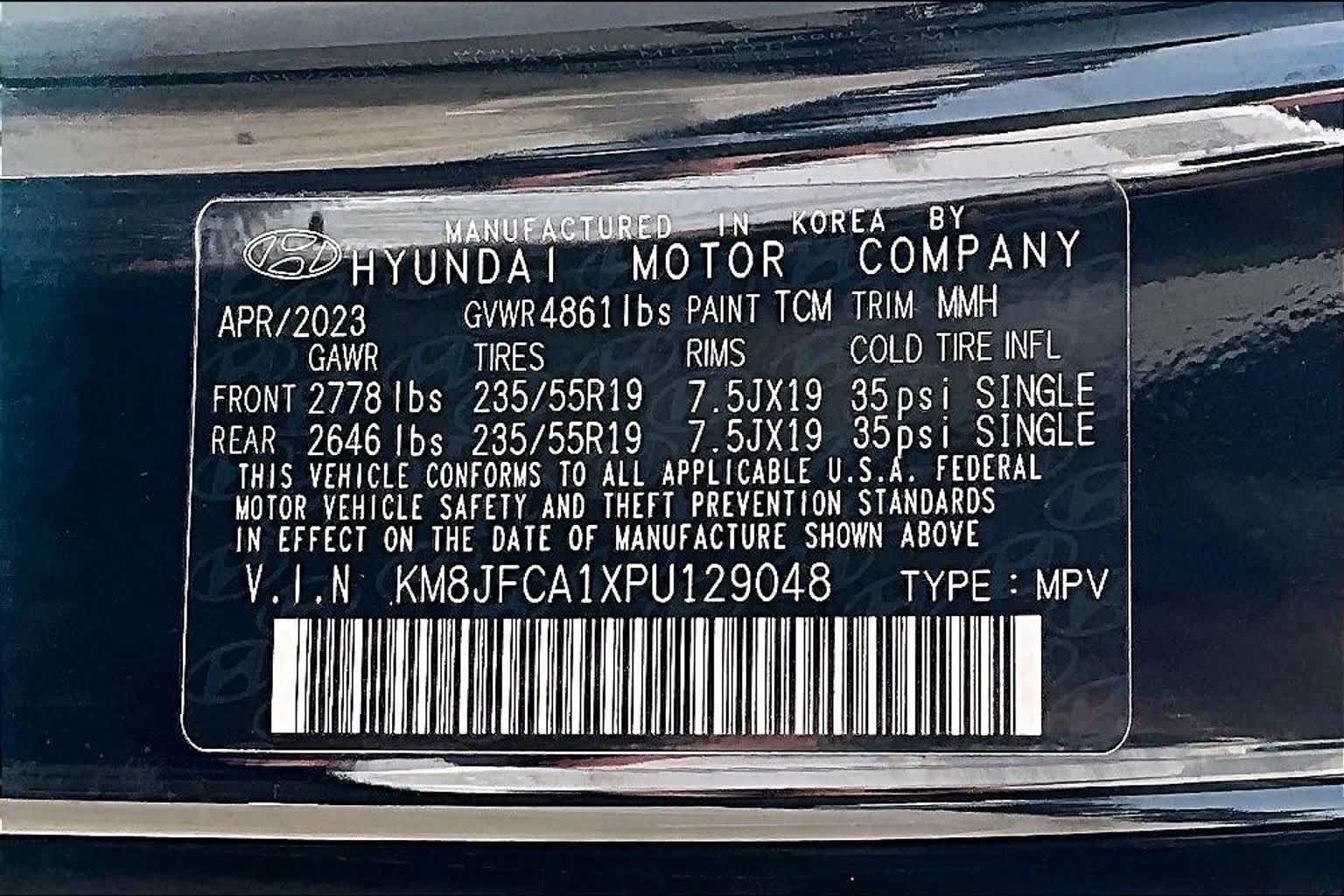 Used 2023 Phantom Black Hyundai SEL Convenience image 33