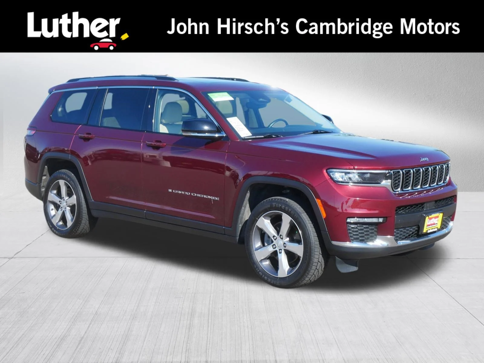 Certified Used 2021 Velvet Red Pearlcoat Jeep Limited image 1
