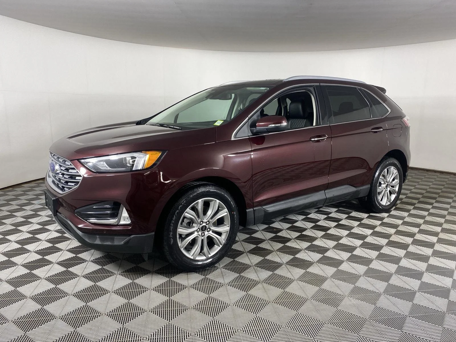 Used 2024 Burgundy Velvet Metallic Tinted Clearcoat Ford Titanium image 13