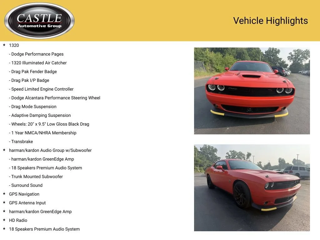 Used 2020 Orange Dodge R/T Scat Pack image 7