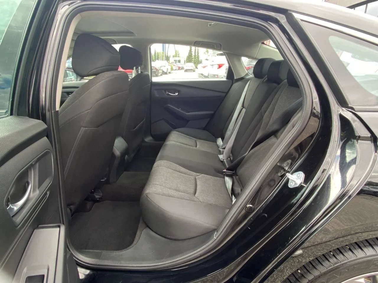 Used 2024 Crystal Black Pearl Honda EX CVT Sedan Certified Pre-Owned   No Accident   O image 13