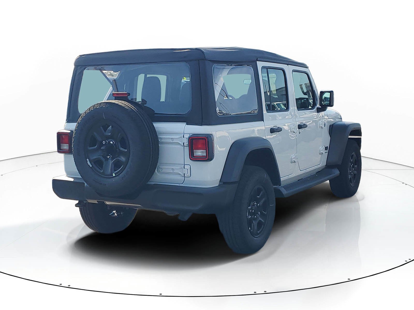 New 2026 Bright White Clear-Coat Exterior Paint Jeep Sport image 3